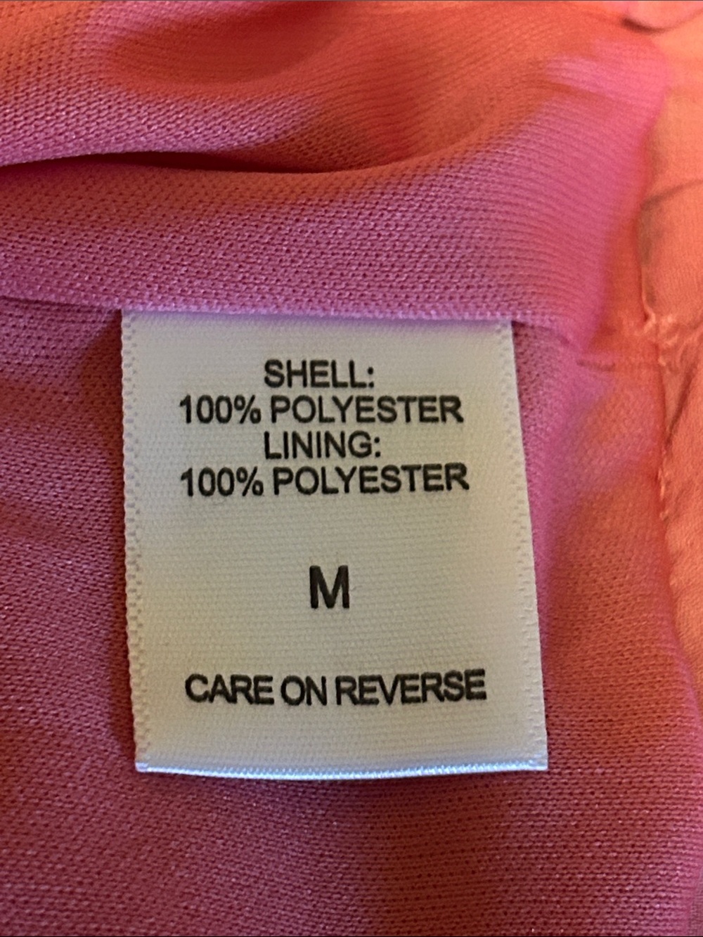New York & Company Pleated Wide Leg Chiffon Sheer Pants Coral Pink Women Medium - Picture 10 of 12